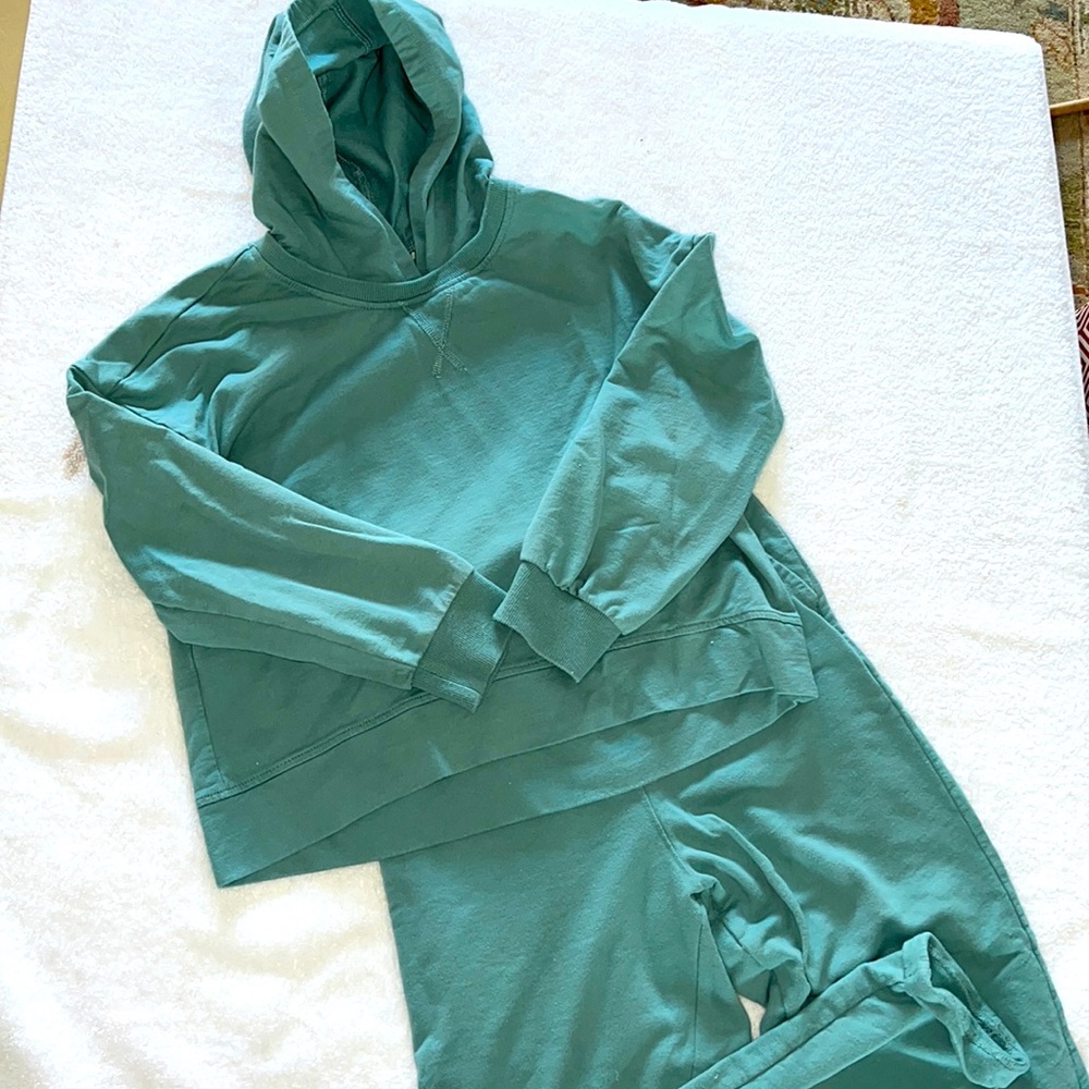 Matilda Jane Girls Size 12 Hooded Sweatshirt and Jogger Set